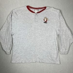 Kids' Long-Sleeve Heather Top with Red Trim